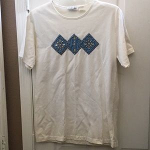 FINAL MARKDOWN Bonnie blain western look t shirt (L)